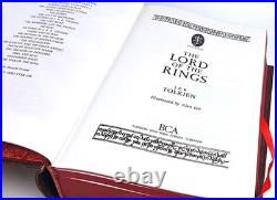 J. R. R. Tolkien The Lord Of The Rings Exclusive Leather Binding, limited editio
