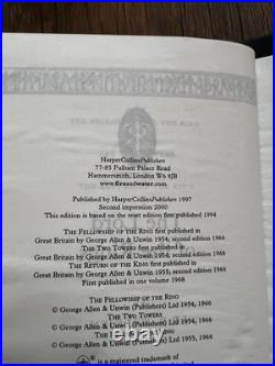 J. R. R. Tolkien -The Lord of The Rings Deluxe 2000 Harpercollins 1st Ed 2nd Print J. R. R. Tolkien -The Lord of The Rings Deluxe 2000 Harpercollins 1st Ed 2nd Print