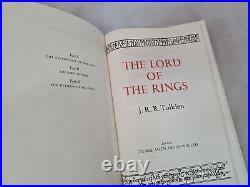 J R R Tolkien The Lord of The Rings Deluxe Edition 1972 Allen & Unwin UK