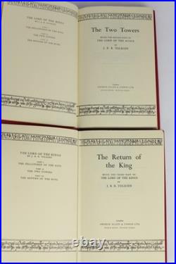 J R R Tolkien The Lord of The Rings Second Edition 1969 4,4,4 Allen & Unwin