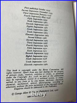 J R R Tolkien The Lord of The Rings Second Revised Editions Allen & Unwin Hb