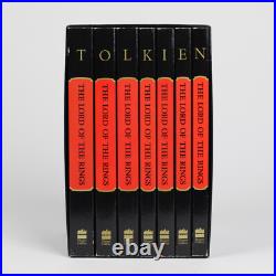 J. R. R. Tolkien The Lord of The Rings Seven Volume Box Set 1999 Harpercollins