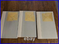 J R R Tolkien The Lord of the Rings 1977 Folio Society 1st Edition Set VGC