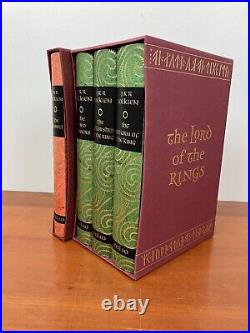 J. R. R. Tolkien The Lord of the Rings AND The Hobbit Folio Society Box Set Lot