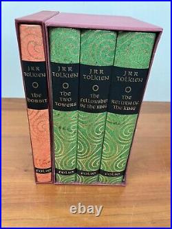 J. R. R. Tolkien The Lord of the Rings AND The Hobbit Folio Society Box Set Lot