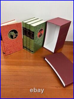 J. R. R. Tolkien The Lord of the Rings AND The Hobbit Folio Society Box Set Lot