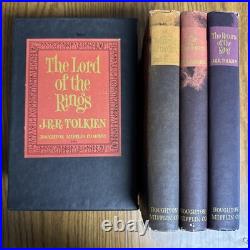 J R R Tolkien The Lord of the Rings Box Set 1965 2nd Ed. With MAP HC/DJ EC -RARE