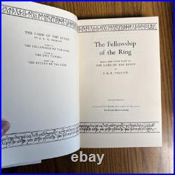 J R R Tolkien The Lord of the Rings Box Set 1965 2nd Ed. With MAP HC/DJ EC -RARE