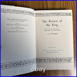 J R R Tolkien The Lord of the Rings Box Set 1965 2nd Ed. With MAP HC/DJ EC -RARE