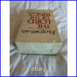 J. R. R. Tolkien The Lord of the Rings Box Set Sealed Houghton Mifflin 1978 Vintag J. R. R. Tolkien The Lord of the Rings Box Set Sealed Houghton Mifflin 1978 Vintag