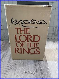 J. R. R. Tolkien The Lord of the Rings Boxset 1978 Houghton Mifflin 2nd Ed BB