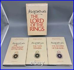 J. R. R. Tolkien The Lord of the Rings Boxset 1978 Houghton Mifflin 2nd Ed BB Map