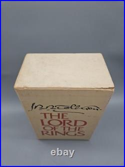 J. R. R. Tolkien The Lord of the Rings Boxset 1978 Houghton Mifflin 2nd Ed BB Map