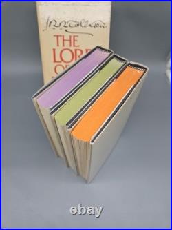J. R. R. Tolkien The Lord of the Rings Boxset 1978 Houghton Mifflin 2nd Ed BB Map
