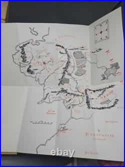 J. R. R. Tolkien The Lord of the Rings Boxset 1978 Houghton Mifflin 2nd Ed BB Map