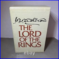J. R. R. Tolkien The Lord of the Rings Boxset 1978 Houghton Mifflin 2nd Ed with Maps