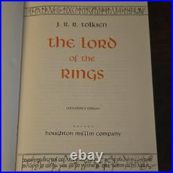 J. R. R. Tolkien The Lord of the Rings Collector's Edition HC Houghton Mifflin