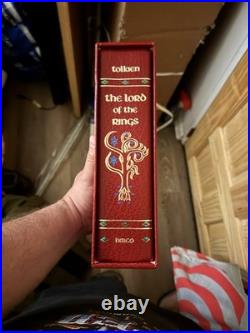 J. R. R. Tolkien The Lord of the Rings Collector's Edition Red Slipcase & Map