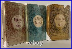 J R R Tolkien / The Lord of the Rings Complete Set 1st Edition 1963
