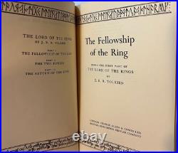 J R R Tolkien / The Lord of the Rings Complete Set 1st Edition 1963
