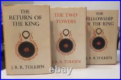 J. R. R. Tolkien The Lord of the Rings First Edition 7/5/4 set 1957-1958 J. R. R. Tolkien The Lord of the Rings First Edition 7/5/4 set 1957-1958