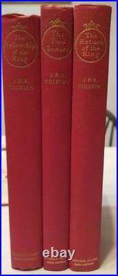 J. R. R. Tolkien The Lord of the Rings First Edition 7/5/4 set 1957-1958