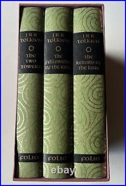 J. R. R. Tolkien The Lord of the Rings Folio Society Box Set Eight Printing 2002