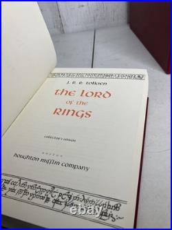 J. R. R. Tolkien The Lord of the Rings HMCO Collector's Edition With Slip Case 1987