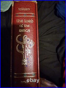 J. R. R. Tolkien The Lord of the Rings Red Leather HMCO collectors edition