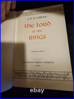 J. R. R. Tolkien The Lord of the Rings Red Leather HMCO collectors edition