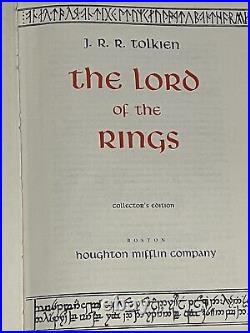 J. R. R. Tolkien The Lord of the Rings Red Leather HMCO collectors edition