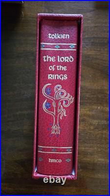 J. R. R. Tolkien The Lord of the Rings Red Leather HMO collectors edition
