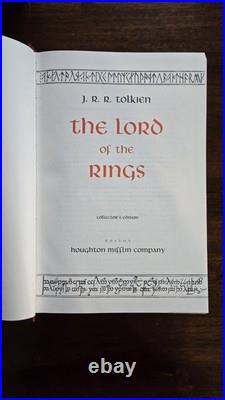 J. R. R. Tolkien The Lord of the Rings Red Leather HMO collectors edition