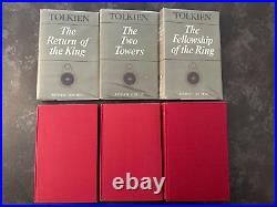 J. R. R Tolkien /The Lord of the Rings Second Edition Set / 3 Volumes 1/1/1 1966