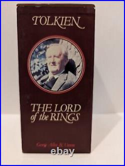 J. R. R Tolkien The lord of the Rings Trilogy Hardcover Vintage With Maps Y1