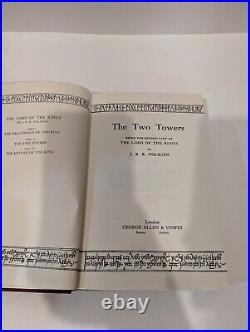 J. R. R Tolkien The lord of the Rings Trilogy Hardcover Vintage With Maps Y1