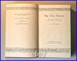 J. R. R. Tolkien Two Towers First Edition 4th Impression 1956 Lord of the Rings