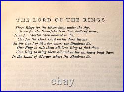 J. R. R. Tolkien Two Towers First Edition 4th Impression 1956 Lord of the Rings