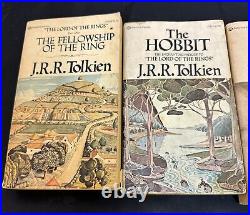 J. R. R Tolkien Vintage 1973 4-Book Set Hobbit And The Lord Of The Rings