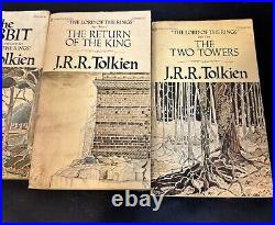 J. R. R Tolkien Vintage 1973 4-Book Set Hobbit And The Lord Of The Rings