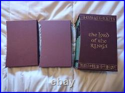 J. R. R. TolkienThe Lord of the Rings Hobbit Silmarillion Folio SocietyBox Set