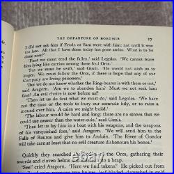 J R Tolkien Lord of the Rings The Two Towers 13th printing book (see pictures)