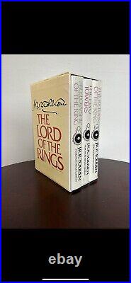 JRR TOLKIEN LORD OF THE RINGS Trilogy Box Set 1965 Revised 2nd Edition 1978