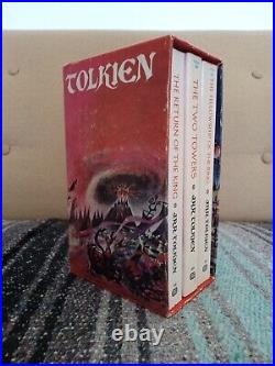 JRR TOLKIEN Lord Of The Rings 3 PB Box Set Ballantine Books 1972 EXCELLENT
