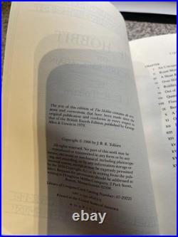 JRR Tolkien 1978 Houghton Mifflin 4 Book Box Set The Hobbit Lord Of The Rings