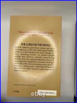 JRR Tolkien 1978 Houghton Mifflin 4 Book Box Set The Hobbit Lord Of The Rings