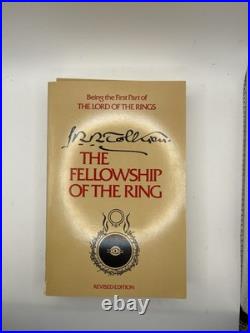 JRR Tolkien 1978 Houghton Mifflin 4 Book Box Set The Hobbit Lord Of The Rings