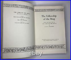 JRR Tolkien Complete Set 1st U. S. Edition 15th & 11th Printing Map No DJ