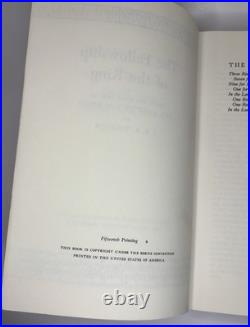JRR Tolkien Complete Set 1st U. S. Edition 15th & 11th Printing Map No DJ