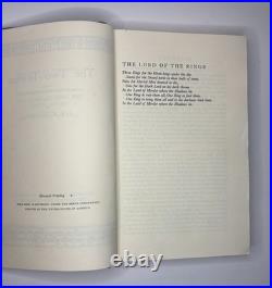 JRR Tolkien Complete Set 1st U. S. Edition 15th & 11th Printing Map No DJ